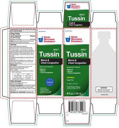 Abc Adult Tussin Mucus &amp; Chest Congestion 4 Fl Oz (310 63 Tussin Image)